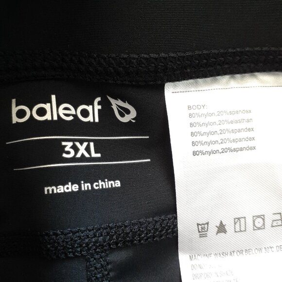 Baleaf Women's 4D Padded Cycling Shorts Black Size 3XL - Picture 3 of 14